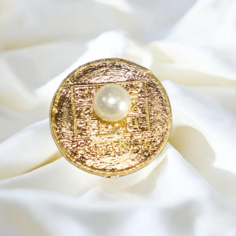 Ashtdhatu Pearl (Moti ) Plate