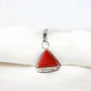 Red Coral Pendent