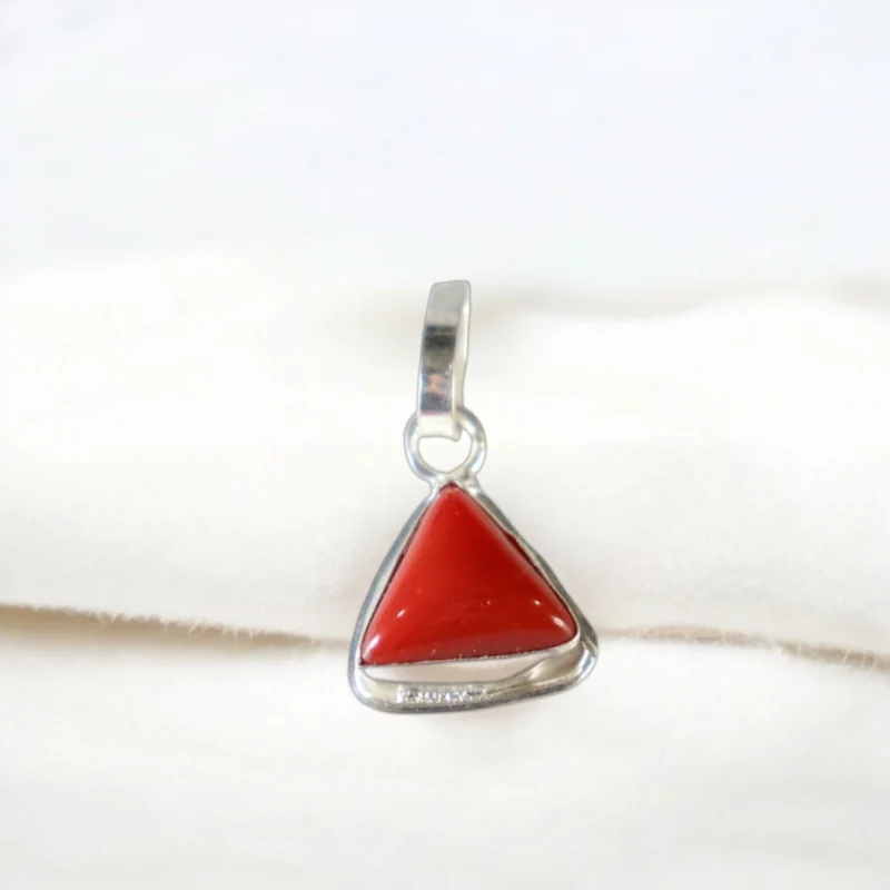 Red Coral Pendent