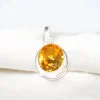 Yellow Sapphire ( Pukhraj) Pendent