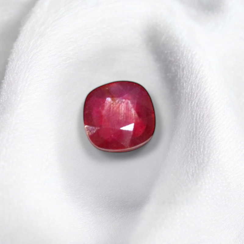 Ruby fine quality (manik) glass filling