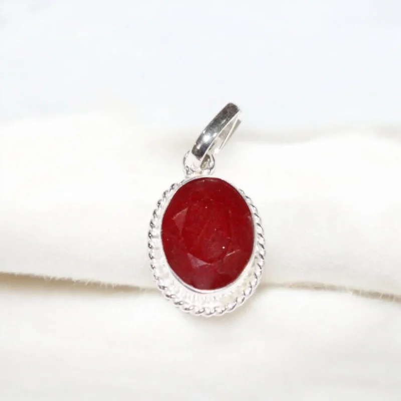 Natural Ruby Pendent